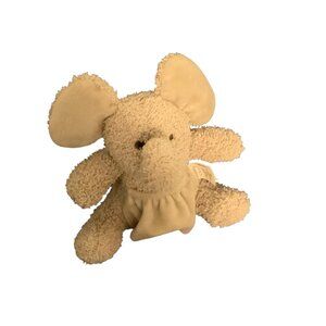Mud Pie Elephant Plush Toy Babies 7" Soft Cuddly Stuffed Animal Pocket Pouch